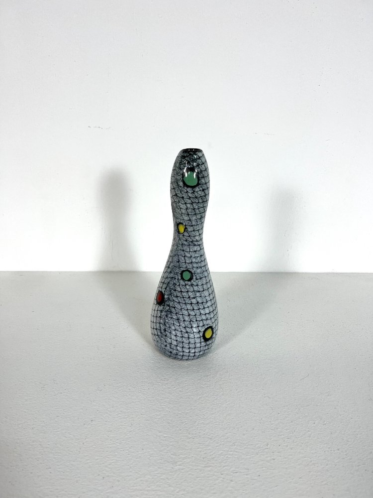 20th century early Aldo Londi glazed ceramic vase for Bitossi 1950s