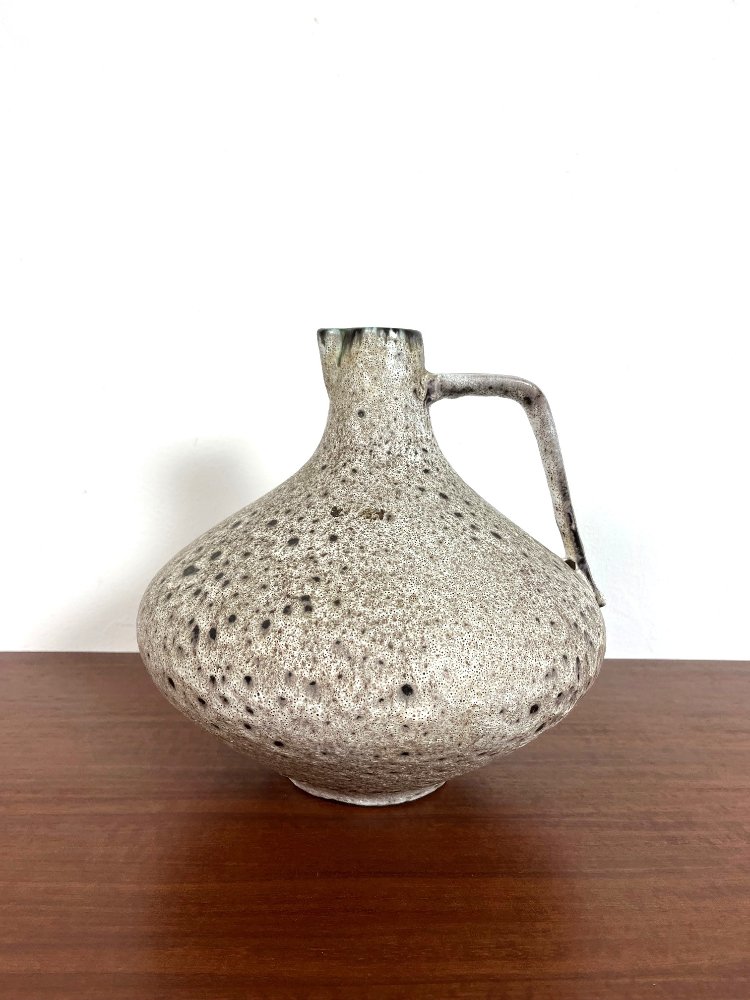 Volcanic-glazed Arktis vase by Hans Welling for Ceramano, Germany 1960s