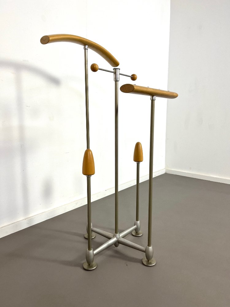 Postmodern Auronde dressboy or butler stand by Frans de la Haye for Auping 1990s