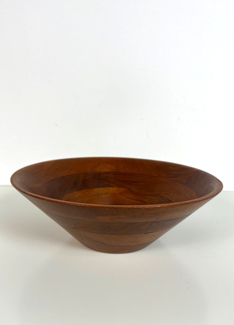 Mid-Century teak Danish salad bowl 1960s