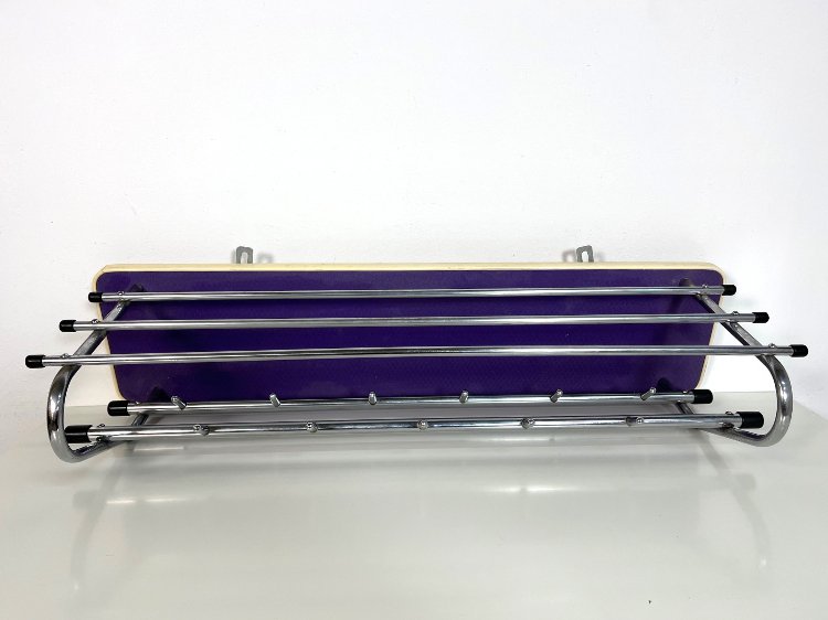 Mid-century Dutch design wall coat rack 1960s