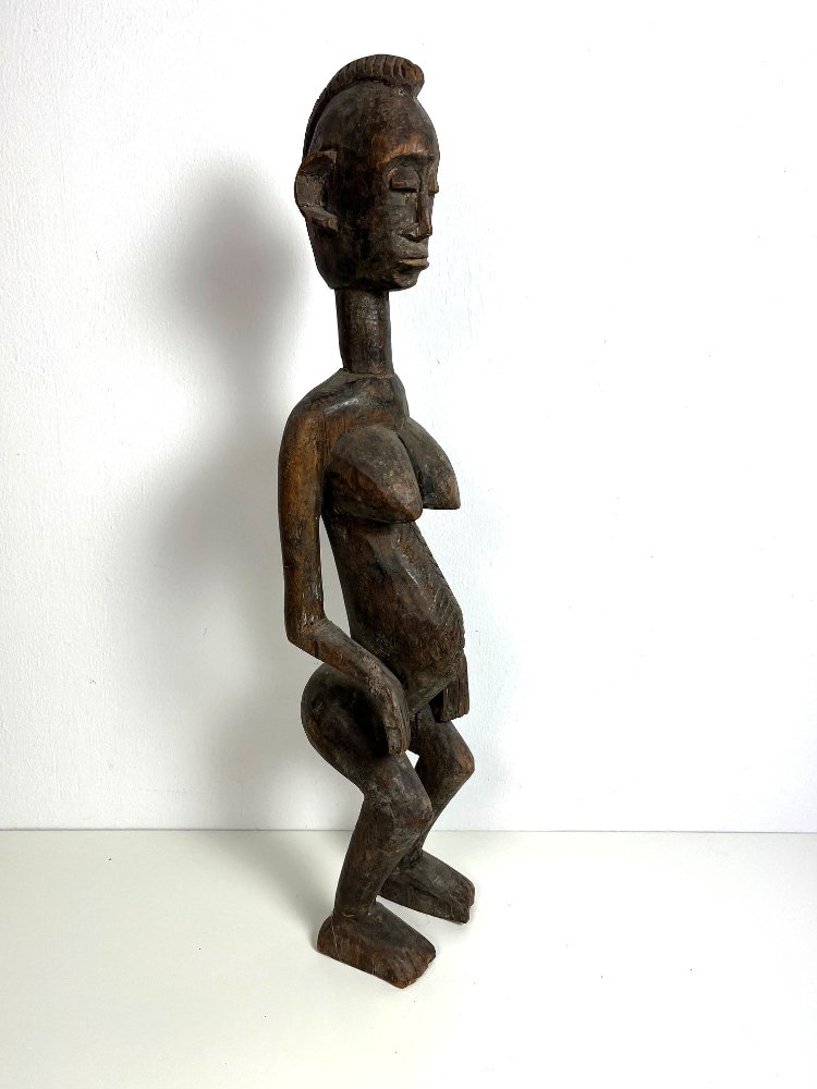 African tribal art BAMANA female figure, Mali