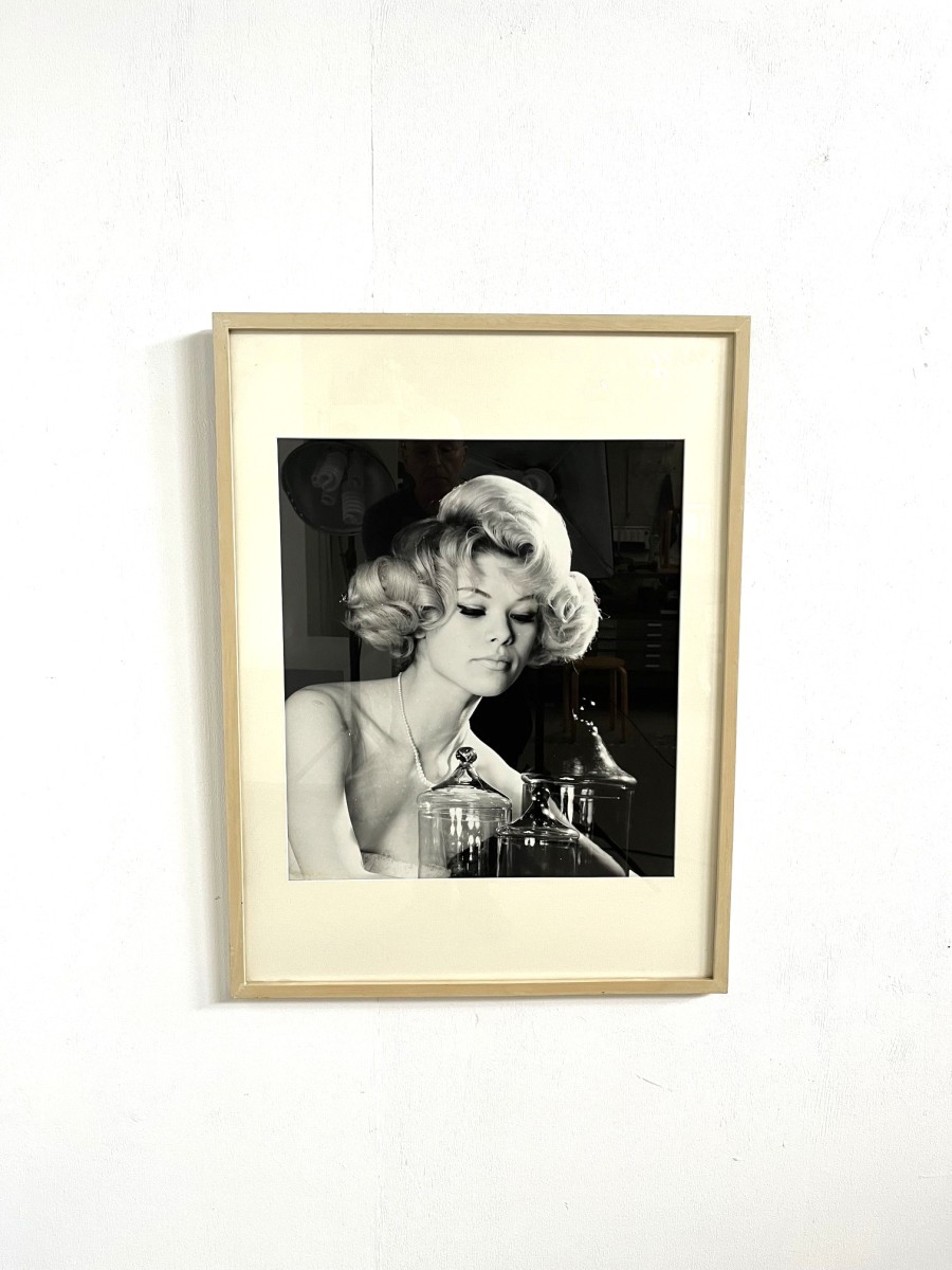 Original photo of Virna Lisi on baryta paper by Angelo Frontoni, 1960s