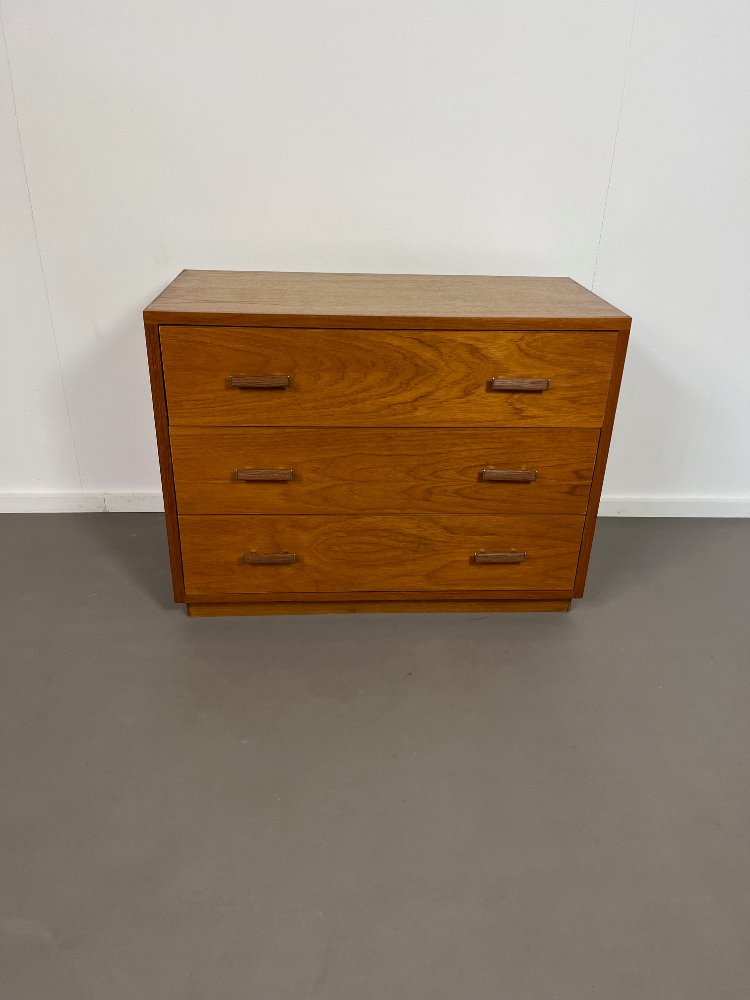 Mid-century modern Danish teak chest of drawers 1960s