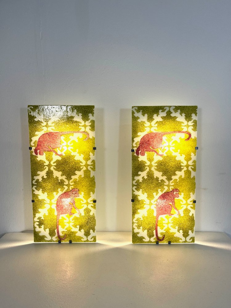 20th-Century glass GYLLEN wall lights by Julia Treutiger for Ikea 1990s