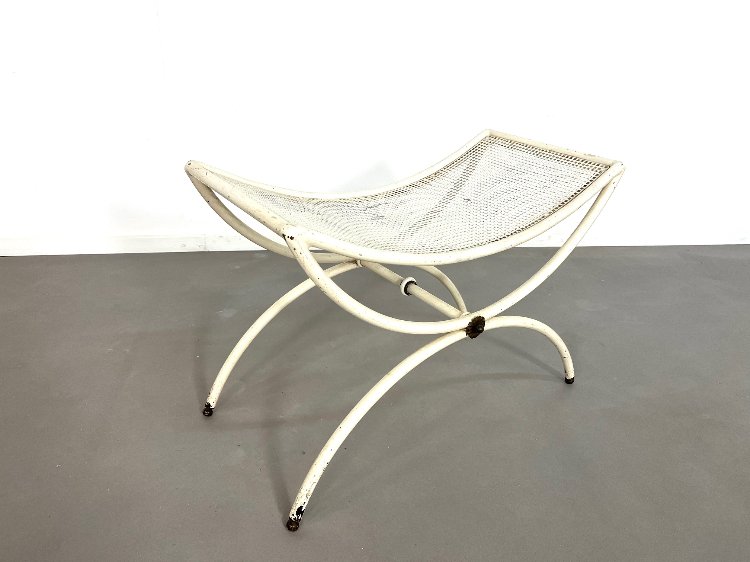 Mid-Century French iron tabouret 1950s