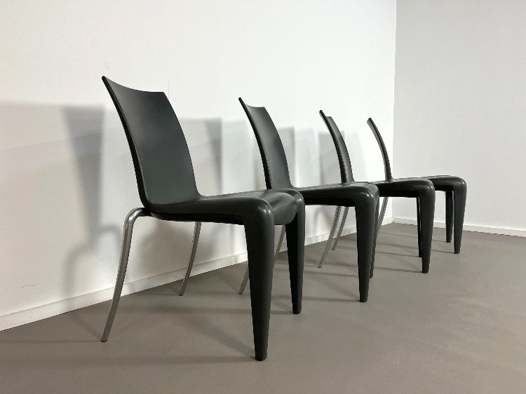 Postmodern Louis 20 dining chairs by Philippe Starck for Vitra 1991