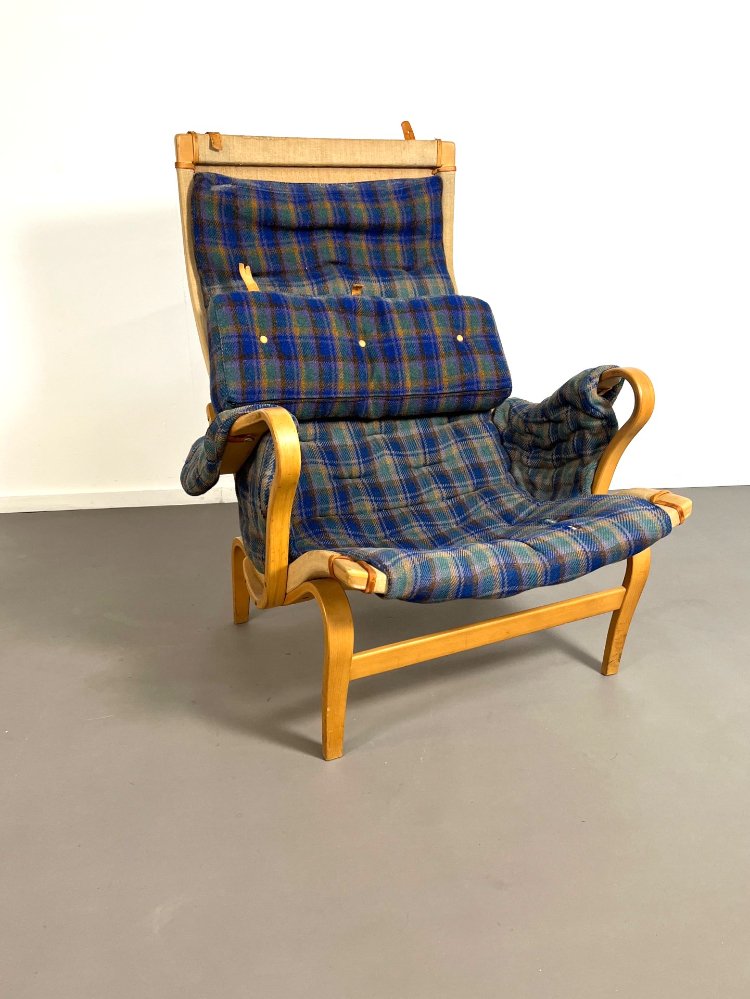 Pernilla 69 lounge chair by Bruno Mathsson for Dux, Sweden 1970s