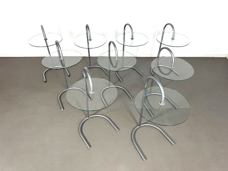 Postmodern RY side tables by Tord Björklund for Ikea 1989