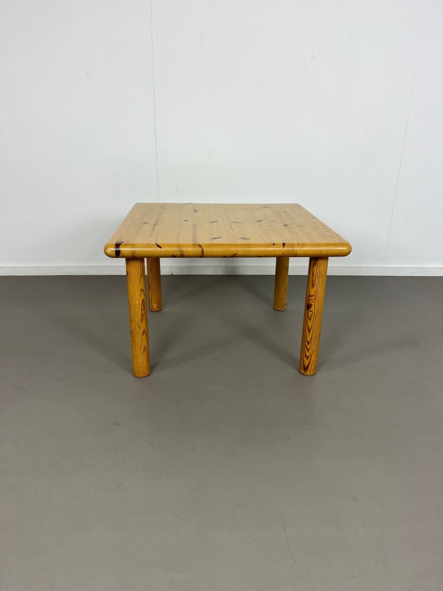 Solid pine coffee table by Rainer Daumiller for Hirtshals Sawaerk Denmark, 1970s