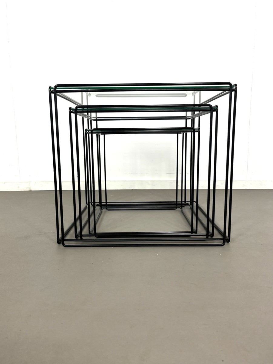 Isocele nesting tables by Max Sauze for Atrow, France 1970s